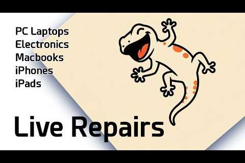 #101 No warmup, jumping straight in to more repairs of Macbooks, iPads and what ever needs fixing!