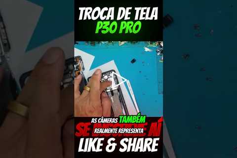 TELA QUEBRADA do Huawei P30 Pro: Veja o ANTES e DEPOIS! 👀📱