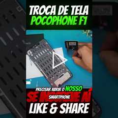 💥 Pocophone F1 com a TELA QUEBRADA! Vale a pena o conserto em 2025?