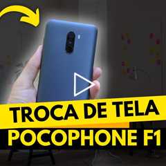 💥 Pocophone F1 com a TELA QUEBRADA! Vale a pena o conserto em 2025?