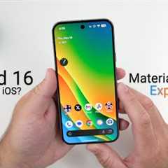 Android 16 Material Design 3 Released! - What''s New?  Better than iOS Now?