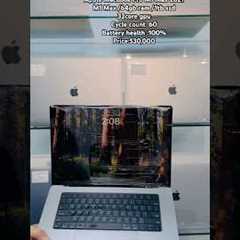 Apple Macbook Pro M1 Max 64gb ram 1tb ssd 32core gpu 60 battery cycle 100% batter price :530k