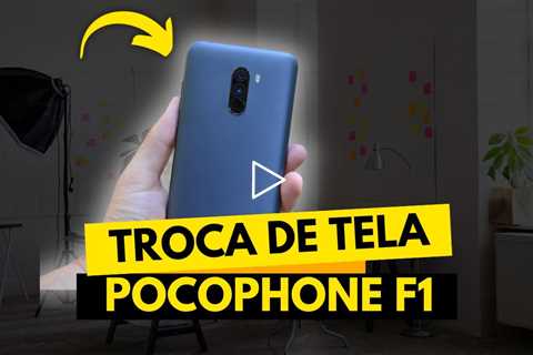 💥 Pocophone F1 com a TELA QUEBRADA! Vale a pena o conserto em 2025?