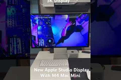 Sound definitely from the Mac Studio Display, Mac Mini With Apple Studio Display