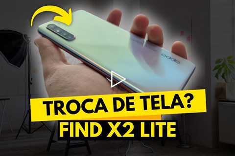 Deu Ruim! OPPO Find X2 Lite com a Tela Estilhaçada – Veja a Transformação!