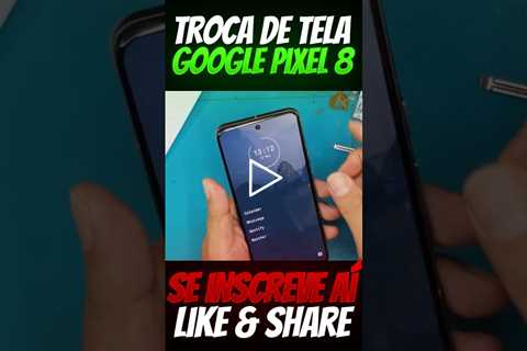 A Tela do Meu Pixel 8 QUEBROU! Mostro Todo o Processo de Reparo