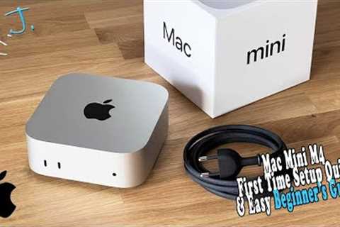 Mac Mini M4 First Time Setup  Quick & Easy Beginner’s Guide! 💻⚙️