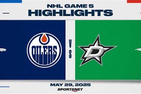 NHL Game 5 Highlights | Oilers vs. Stars - May 29, 2025