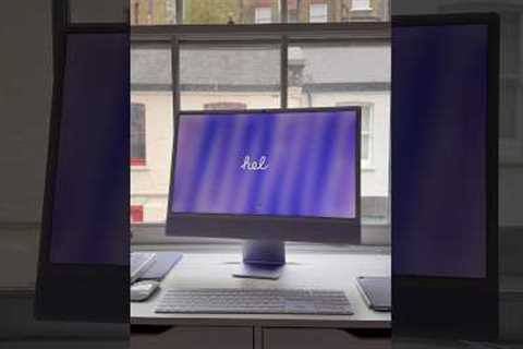 UNBOXING PURPLE IMAC💜✨ #angietutorials #aestheticunboxing