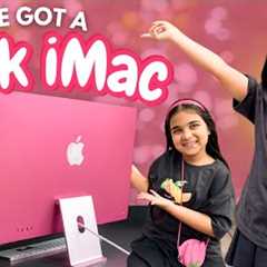 YAY! We Got a Pink iMac M4 ! 💖💻 So Pretty & Fun to Unbox!