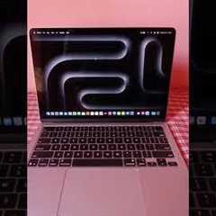 My first new macbook air m4. #macbook #apple #shorts