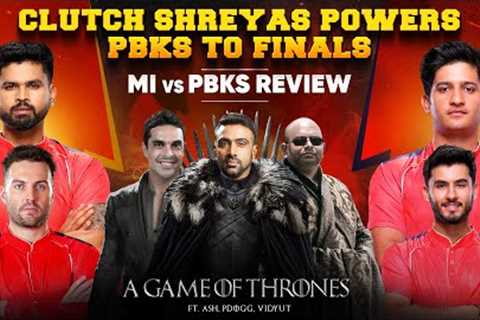 Clutch Shreyas Powers PBKS To Finals🔥 | FINALS! PBKS Ace Chase To Knock MI Out