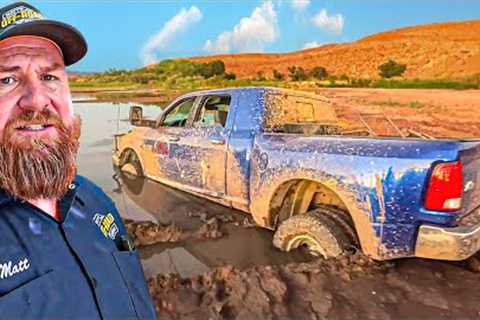 The WORST Mud Pit in Utah... Sinking To The Frame!