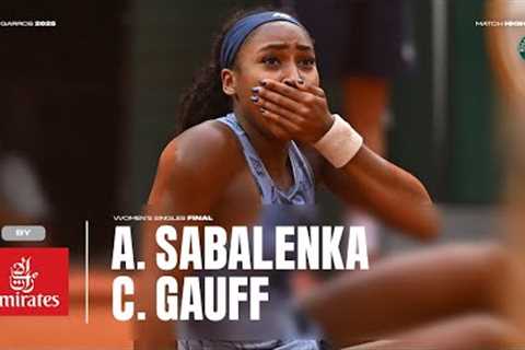 Highlights Sabalenka vs Gauff Final | Roland-Garros 2025
