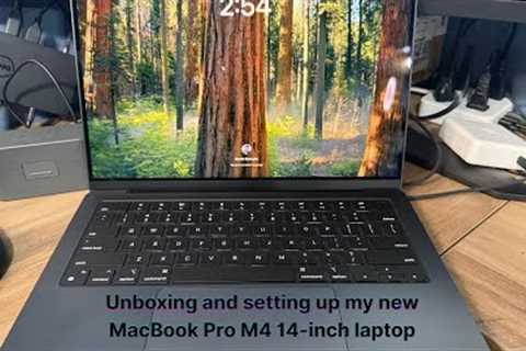 💻 Daytrader Unboxes MacBook Pro M4 & does PC to Mac Setup | Lightweight & Seamless..