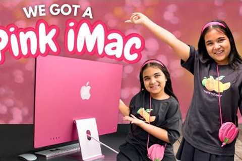 YAY! We Got a Pink iMac M4 ! 💖💻 So Pretty & Fun to Unbox!
