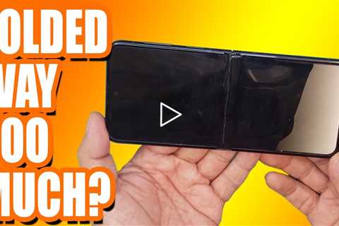 BENT TOO MUCH? Samsung Galaxy Z Flip 5 Screen Replacement | Sydney CBD Repair Centre