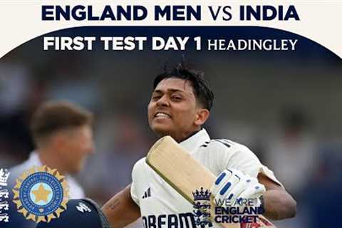 Centuries For Jaiswal And Gill | Highlights - England v India Day 1 | Rothesay Test 2025