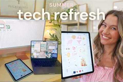 giving my Apple products a summer GLOW UP! *summer tech refresh*