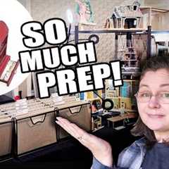 Getting organized for my Miniature Show Set-Up! (Studio Vlog)