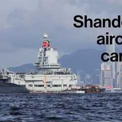 First Chinese-Built Aircraft Carrier in Hong Kong