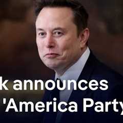 Musk’s political party: A political vision or personal rivalry with Trump? | DW News