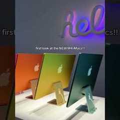 the M4 iMacs are HERE! #imac #macs #tech #apple