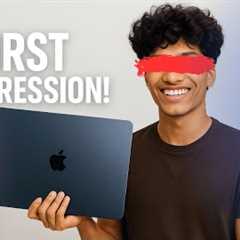 Unboxing My MacBook M4 15-Inch Midnight 💻 | First Impressions