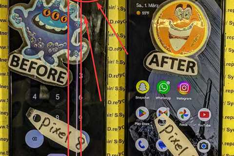 Replacing the screen on the Google Pixel 8