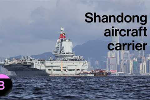 First Chinese-Built Aircraft Carrier in Hong Kong