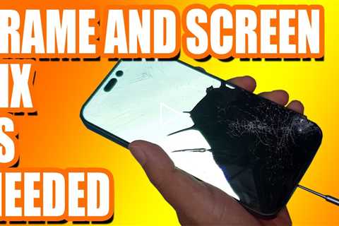 SCREEN AND FRAME DAMAGE! iPhone 15 Pro Max Screen Replacement | Sydney CBD Repair Centre