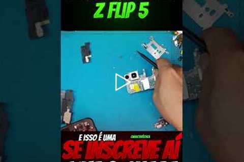 💥 Galaxy Z Flip 5 QUEBROU! Veja o Resultado Surpreendente do Conserto!