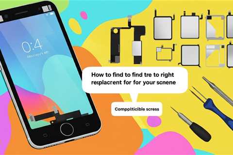 How to find the right replacement screen for your phone