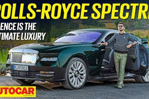Rolls Royce Spectre review – Hushed money | First Drive | Autocar India