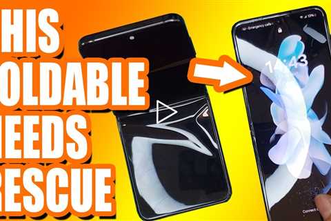 NO DISPLAY FOLDABLE FIX! Samsung Galaxy Z Flip 4 Screen Replacement | Sydney CBD Repair Centre