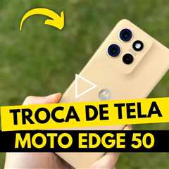 😲 Partiu no Meio! Motorola Edge 50 com Tela Quebrada — Veja o Conserto Completo!