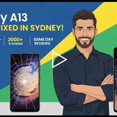 Broken Galaxy A13 Screen in Sydney? Get It Fixed Today – Even on a Rainy Day!