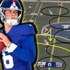 Film Study: Jaxson Dart played WELL for the New York Giants Vs the New England Patriots