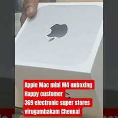 Apple Mac mini M4 Unboxing #apple #mac #iphone #macminim4 #tech #edit #editing #reels #appleimac