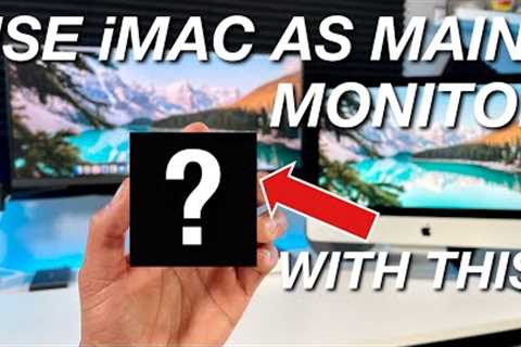 Use iMac As MAIN MONITOR For M1/M2/M4 Mac Mini With THIS! 🤯