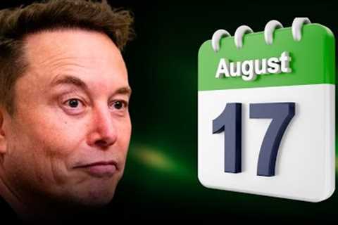Everything Elon Musk said today - August 17th (42 posts on X)