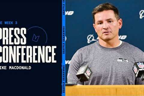 Head Coach Mike Macdonald Recaps The Preseason Finale, Gives Update On Jake Bobo & Tyler Hall