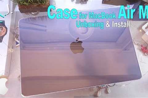 Transparent Case 💻 for MacBook Air M4, M3, M2 – Unboxing & Install 📦✨