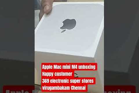 Apple Mac mini M4 Unboxing #apple #mac #iphone #macminim4 #tech #edit #editing #reels #appleimac