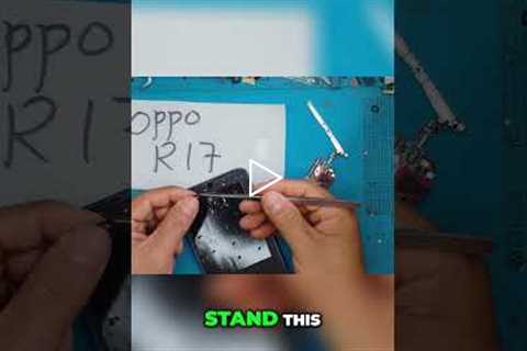 Housing Refurb: Removing Dust & Installing Speaker Mesh [OPPO R17] | Sydney CBD Repair
