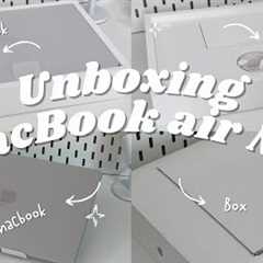 Unboxing the MacBook Air M4 15-inch 𝜗𝜚⋆₊˚  | First Impressions 𐙚