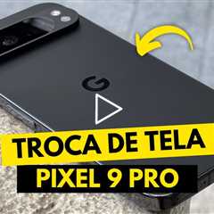 Google Pixel 9 Pro com a Tela Quebrada! Veja o Antes e Depois do Conserto!