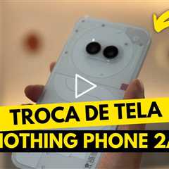 😱 Nothing Phone 2a com a TELA QUEBRADA! Veja o Conserto Incrível!