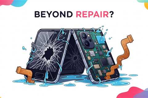 BEYOND REPAIR? Resurrecting a Severely Damaged Foldable Phone
