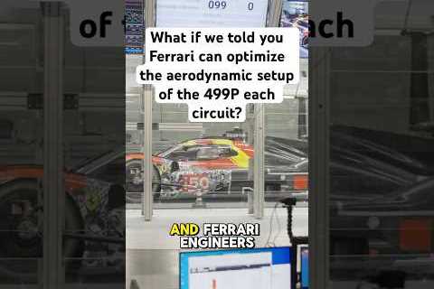 What if we told you #Ferrari can optimize the aerodynamic setup of the 499P each circuit?